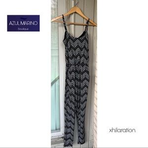 Xhilaration — Black and White Jumpsuit • Enterizo blanco y negro para mujer • XS